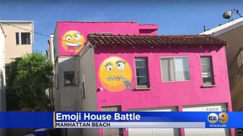 Woman Paints Giant Emojis On Her House—and Neighbors Say Its Revenge