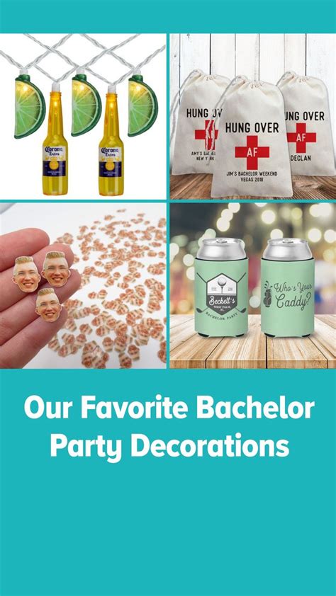 Our Favorite Bachelor Party Decorations Bachelor Party Bachelorette Party Favors Bachelor