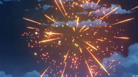 Genshin Impact Inazuma Fireworks Youtube