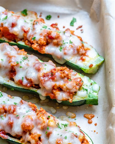 I don't let any of the zucchini go to waste here, as i load up the zucchini shells with. Italian Stuffed Zucchini Boats for the BEST Summer ...