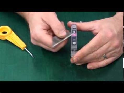 A printer ink cartridge cannot be refilled indefinitely. How to refill ink Canon Pixma Pro-100 with Precision ...