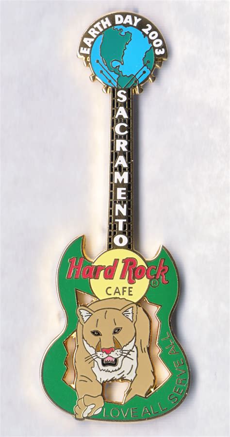 Sacramento Hard Rock Cafe Guitar Pin Guitar Pins Sacramento Love Is