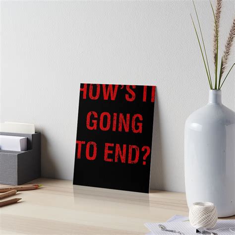 Hows It Going To End The Truman Show Art Board Print By Tankebenearr