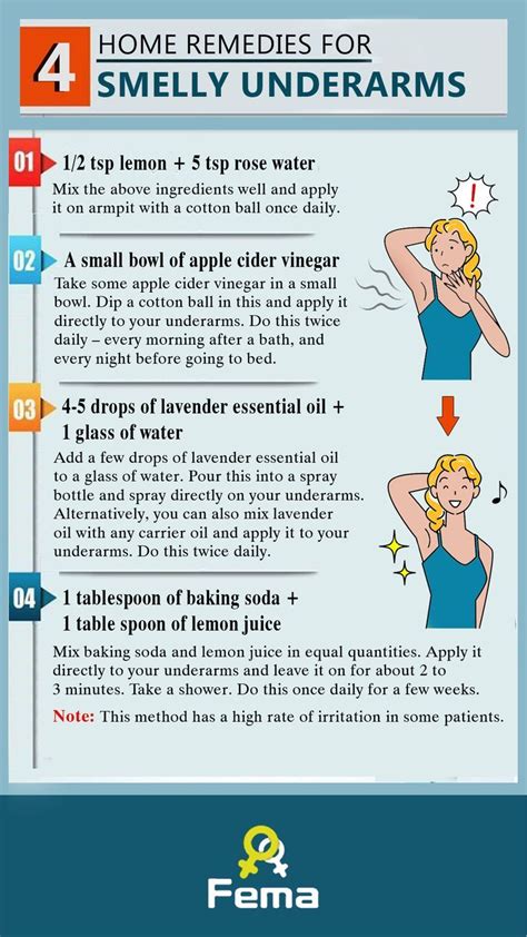 Home Remedies For Smelly Underarms How To Get Rid Of Underarm Odor