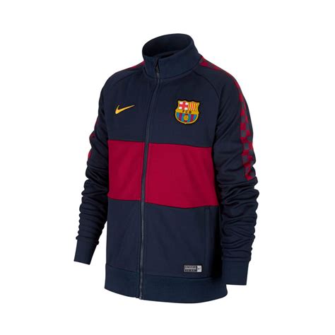Nike Blue Fc Barcelona 2018 2019 Jacket For Men