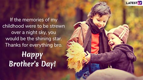 But we r close in each others thought and my love will always be with you. Brother's Day 2019 Wishes: WhatsApp Stickers, GIF Images ...