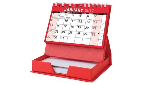 2017 Desktop Calendar And Memo Pad Groupon