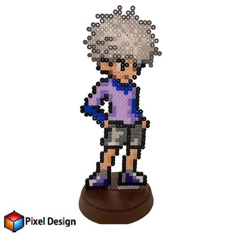 Killua Zoldyck Pixel Figure In 2022 Killua Hunter Anime Pixel Design