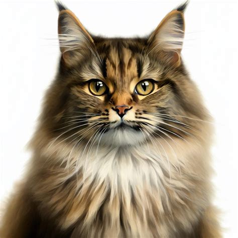 The Majestic Norwegian Forest Cat Embracing The Beauty Of The Nordic