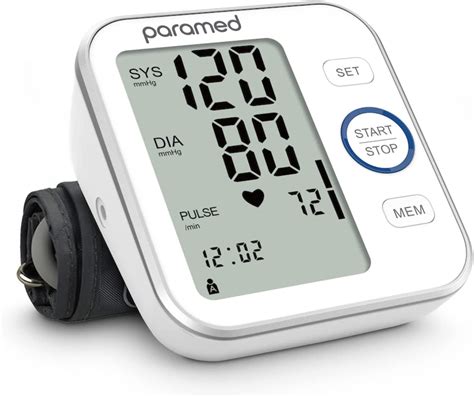 Paramed Blood Pressure Cuff Upper Arm Blood Pressure Monitor Digital
