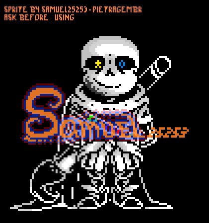 He exists out of them but can interact with them. Ink Sans by Samuel25253 on DeviantArt