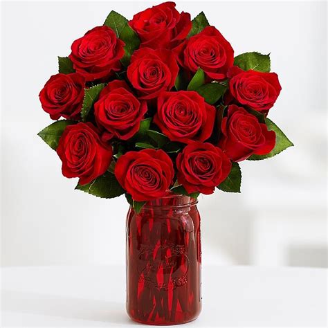 One Dozen Red Roses Aranjman Kırmızı Gül Güller
