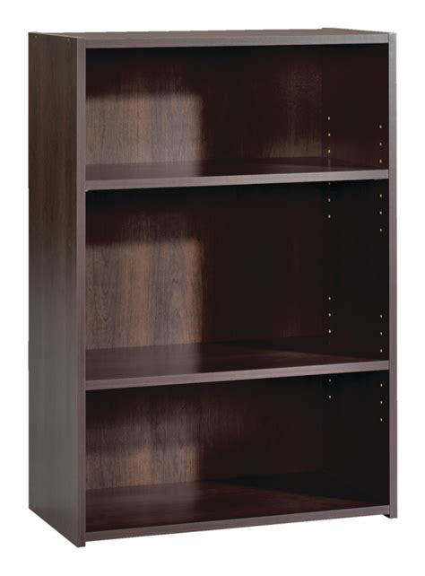 Sauder Beginnings 3 Tier Adjustable Shelf Bookcasebookshelf Cinnamon