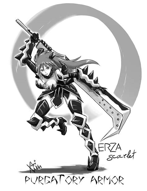 Erza Scarlet Purgatory Armor By Naliaw On Deviantart