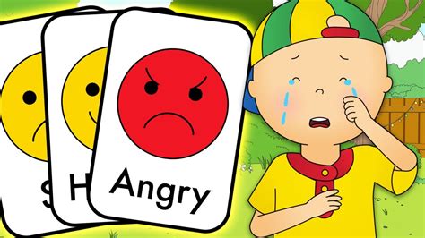 Caillou Learns The Emotions Caillou Cartoon