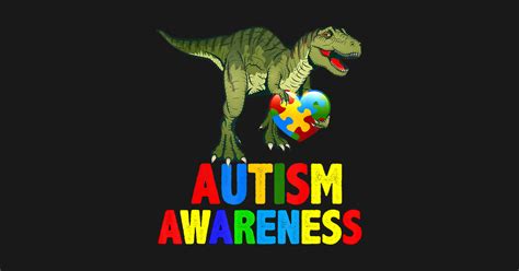 For other autism awareness shirts and styles please click through our brand name. Autism Awareness Puzzle Piece Dinosaur Boys Kids Gift ...