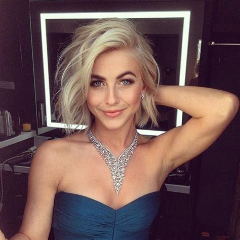 julianne hough always gives us major short hair inspiration i love this color and cut cute bob