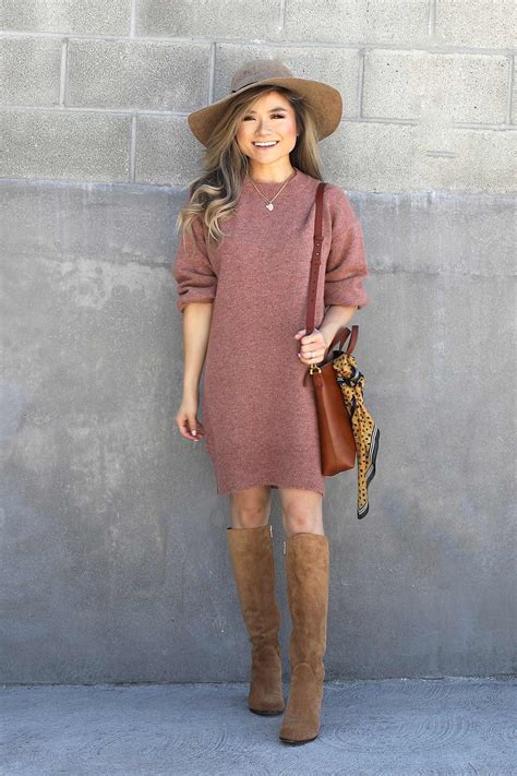 Fall Outfits 2017 Fall Lookbook Topshop Sweater Dress Madewell