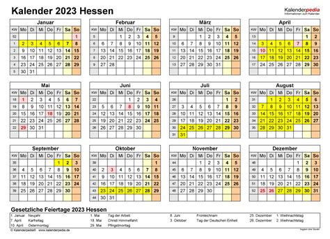 Kalender 2024 Hessen Mit Feiertagen