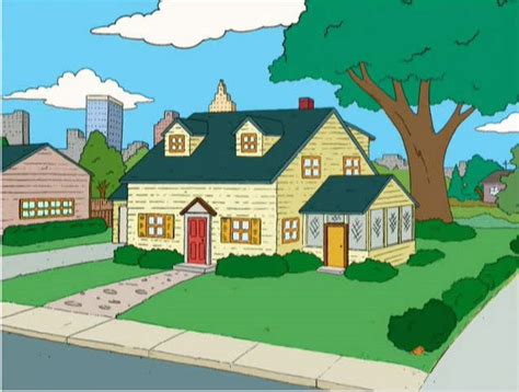 Pedestrian crossing at night (anime background). Griffin Home | Family Guy Wiki | Fandom