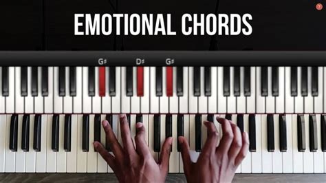 Emotional Chords Piano Tutorial Youtube