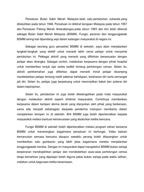 .merah duty slot bulan sabit merah malaysia cabang ukm bab 1: Peranan Persatuan Bulan Sabit Merah Malaysia