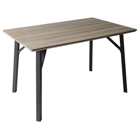 Table is made of solid beech or oak wood and a version with oak veneered tabletop is also available. Delta Contemporary 4ft Dining Table | Free Delivery & Returns