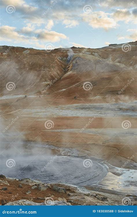 Visiting Geothermal Park Dramatic Photo Of Famous Valley Of Geysers