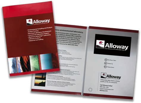 Alloway Video Brochure by TV in a Card | HD LCD Brochures and Folders