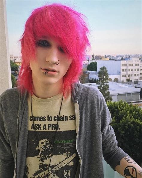 11 Best Pink Hair Color Ideas For Men Cool Mens Hair Pink Hair Guy