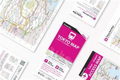 Get The Central Tokyo Rail Map Leaflet Urban Map
