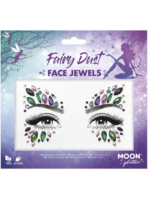 Moon Glitter Face Jewels Fairy Dust Smiffys