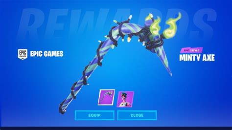 We've got a full and sortable list of all the fortnite pickaxes in the game! CLAIM THE FREE MINTY PICKAXE CODE NOW! (How To Get Free ...