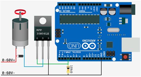 Arduino Using A Single Mosfet To Switch Current Direction