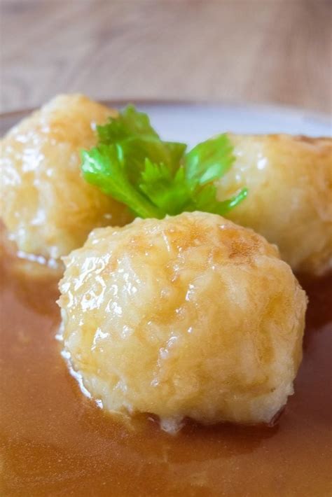 German Potato Dumplings Kartoffelklöße Recipes From Europe
