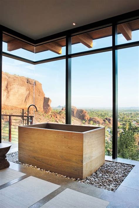 Japanese Style Soaking Tub: Give Asian Accent to Your Bathroom – HomesFeed