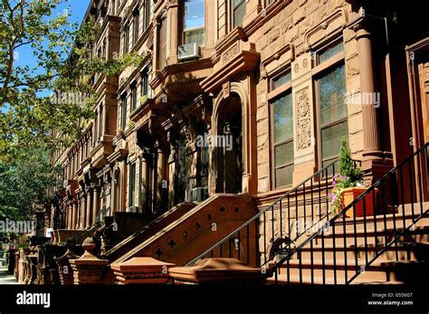New York City Classic Early 20th Century Brownstones On West 121st