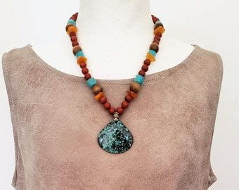 Long Layering Turquoise And Baltic Amber Necklace With Kingman Etsy