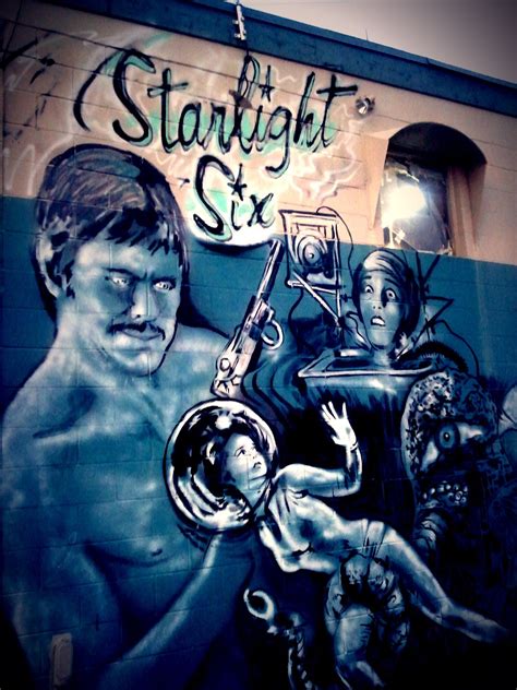 Enter your name and email address below One of the murals at Starlight Six Drive-in Theatre ...