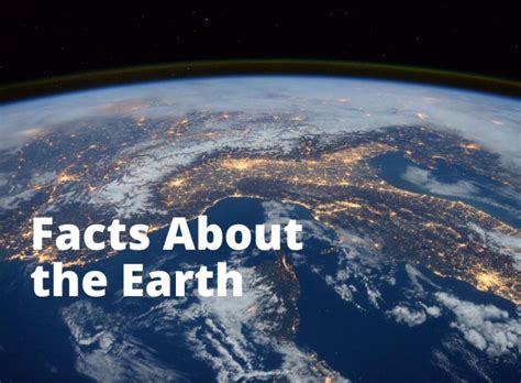 10 Amazing Facts About Earth Myblogtrip