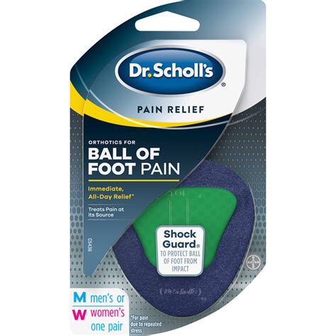 Dr Scholl S Insoles Orthotics For Ball Of Foot Pain Men S Or Women S