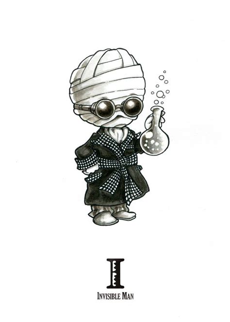 I Is For Invisible Man Tiny Creatures Alphabet By David G Forés