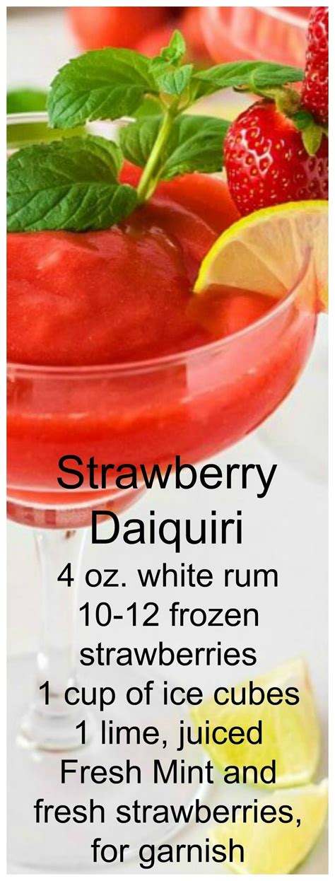 Maybe you would like to learn more about one of these? Strawberry Daiquiri ~ With a virgin option. | Alcohol ...