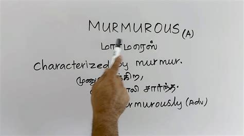 If you want to learn regards in english, you will find the translation here, along with other translations from malay to english. MURMUROUS tamil meaning/sasikumar - YouTube