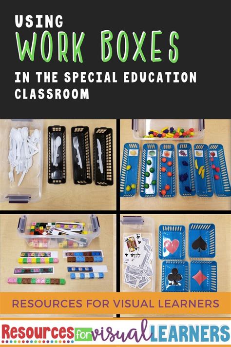 Work Boxes In My Special Education Classroom Resources For Visual