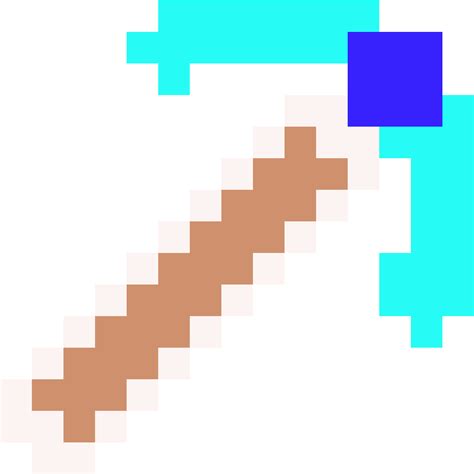 Pick Axe Minecraft Diamond Png In Minecraft A Diamond Pickaxe Is One