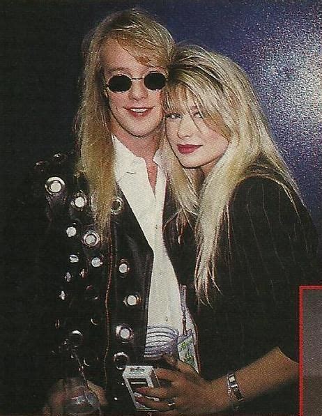 Jani Lane From Warrant And Bobbie Brown Back In The Day 80s Couples