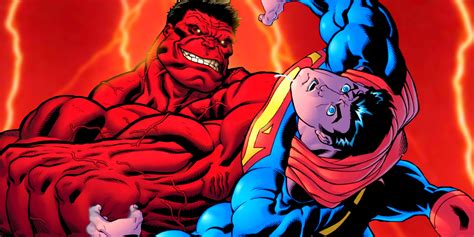 Red Hulks Hidden Power Could Beat Superman Even Though Hulk Cant