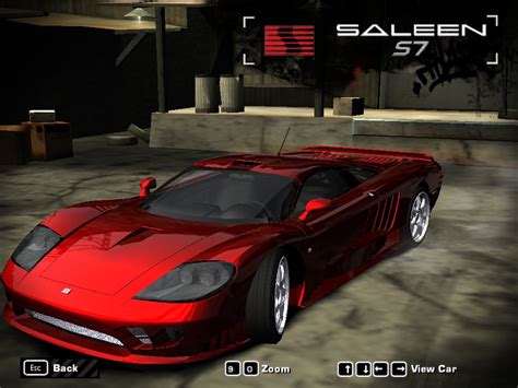 Need For Speed Most Wanted Cars By Saleen Nfscars