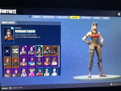 Hello im selling my fortnite account it has renegade raider plus og ghoul trooper and it has a creator code linked to it it has 5$ on it skins : Selling Account Skull trooper , Renegade Raider , Ghoul ...